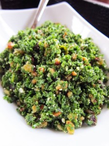 My  crowd pleasing Kale and Parmesan salad!